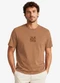 Diametro - Camiseta Masculina Meia Malha com Estampa Preto - variação: Marrom