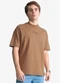 Minty - Camiseta Masculina Meia Malha com Estampa Preto - variação: Marrom