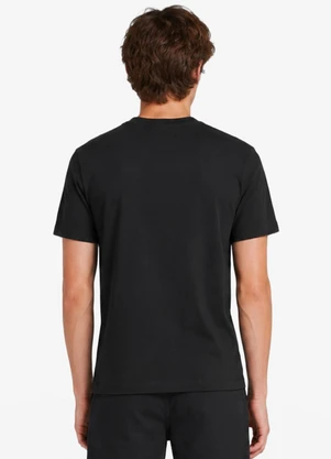 Minty - Camiseta Masculina Meia Malha com Estampa Preto - MINTY