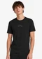 Minty - Camiseta Masculina Meia Malha com Estampa Preto - variação: Preto