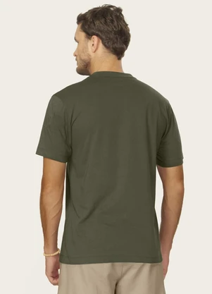 Diametro - Camiseta Masculina Meia Malha com Estampa Verde - DIAMETRO