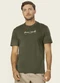 Diametro - Camiseta Masculina Meia Malha com Estampa Marrom - variação: Verde