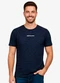 Select - Camiseta Masculina Meia Malha Fio Tinto Azul - variação: Azul