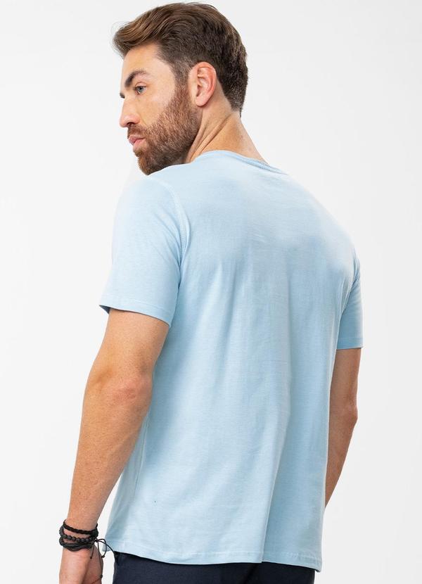 Diametro - Camiseta Masculina Meia Malha Flame Azul 2