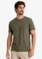 Diametro - Camiseta Masculina Meia Malha Maquinetada Bege - variação: Verde