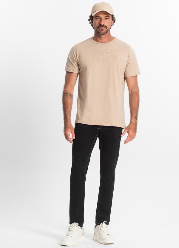 Diametro - Camiseta Masculina Meia Malha Marrom 3