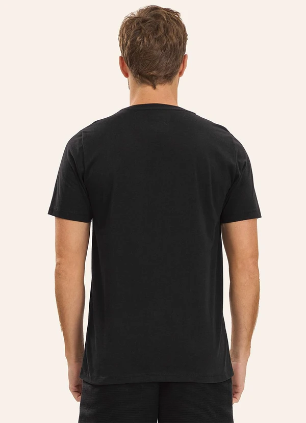 Diametro - Camiseta Masculina Meia Malha Preto 2