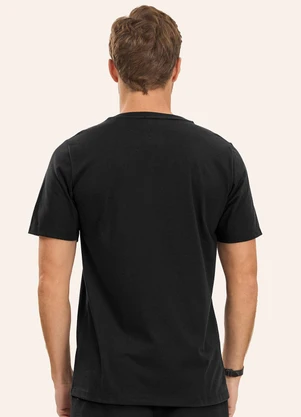 Diametro - Camiseta Masculina Meia Malha Preto - DIAMETRO