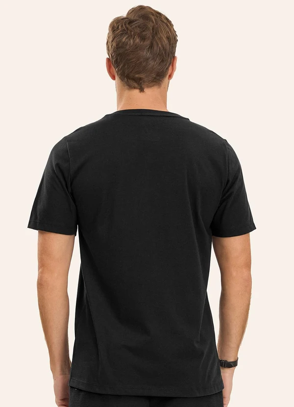 Diametro - Camiseta Masculina Meia Malha Preto 2