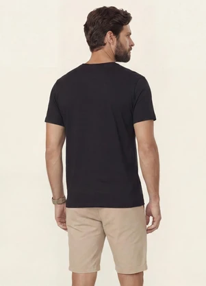 Diametro - Camiseta Masculina Meia Malha Preto - DIAMETRO