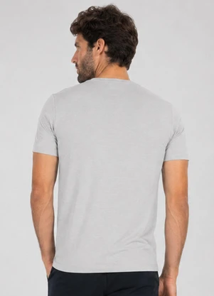 Select - Camiseta Masculina Meia Malha Texturizada Branco - SELECT