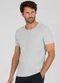 Select - Camiseta Masculina Meia Malha Texturizada Azul - variação: Branco