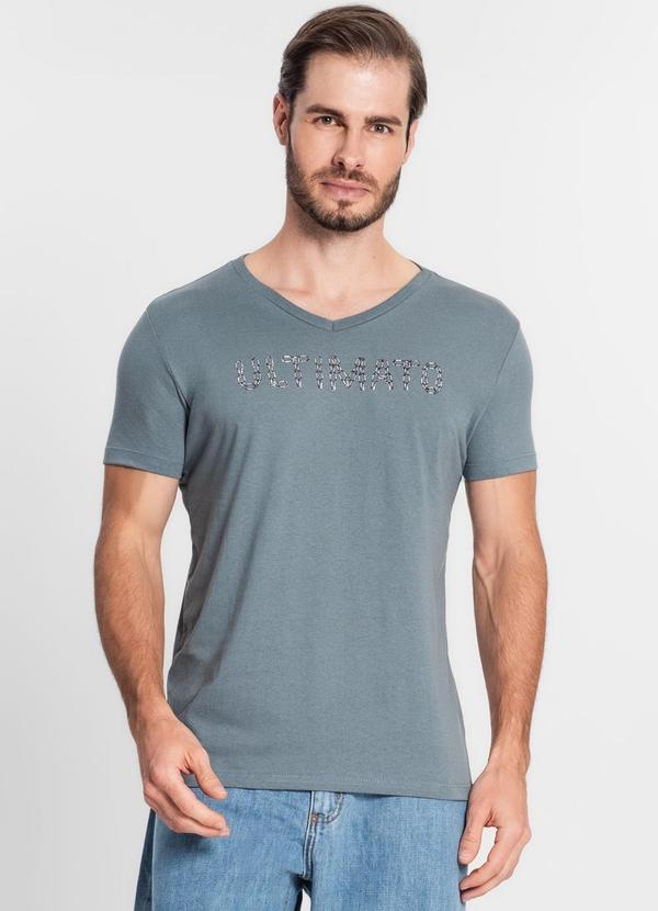 Rovitex - Camiseta Masculina Meia Malha Ultimato Cinza 4
