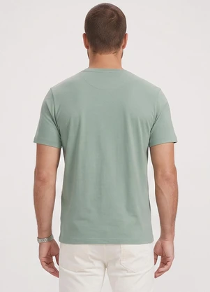 Diametro - Camiseta Masculina Meia Malha Verde - DIAMETRO