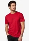 Diametro - Camiseta Masculina Meia Malha Bege - variação: Vermelho