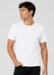 Select - Camiseta Masculina Plus Size Lisa Branco - variação: Branco