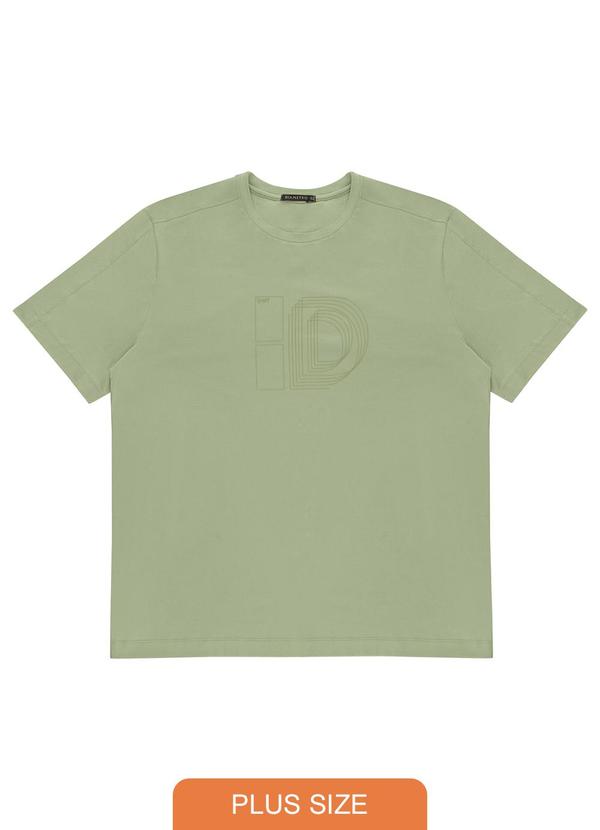 Diametro - Camiseta Masculina Plus Size Verde
