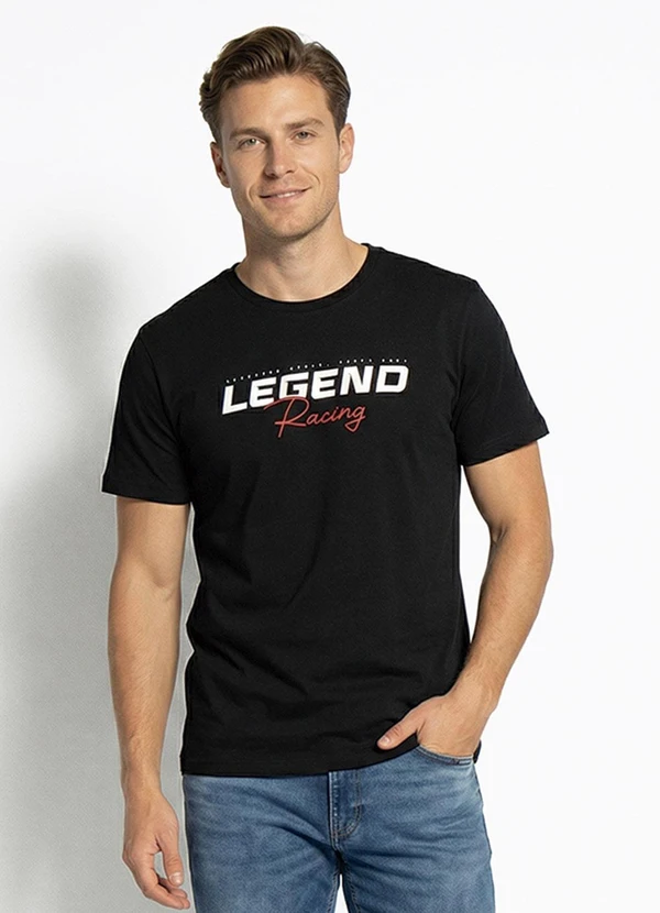 Fakini - Camiseta Masculina Preto