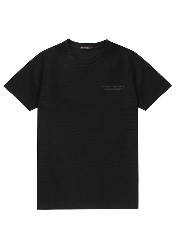 Diametro - Camiseta Masculina Preto 3