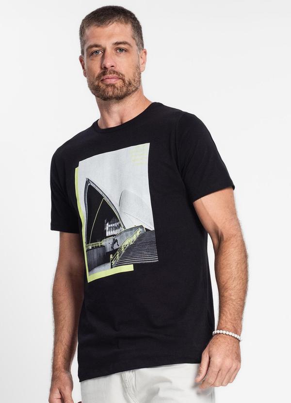 Diametro - Camiseta Masculina Preto