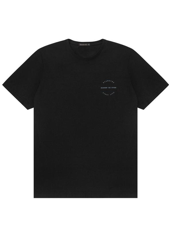 Diametro - Camiseta Masculina Preto