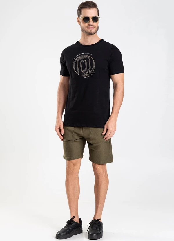 Diametro - Camiseta Masculina Preto 4