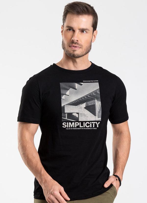 Diametro - Camiseta Masculina Preto 3