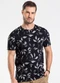 Diametro - Camiseta Masculina Bege - variação: Preto