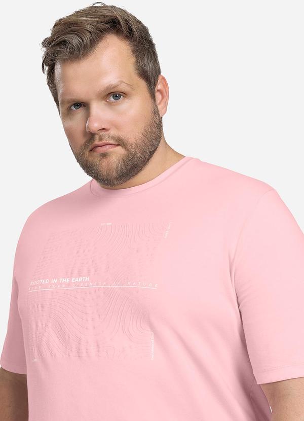 Diametro - Camiseta Masculina Pus Size Rosa 2