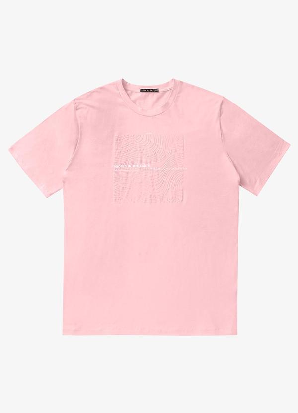 Diametro - Camiseta Masculina Pus Size Rosa 3