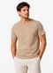 Diametro - Camiseta Masculina Ribana de Viscose Marrom - variação: Marrom