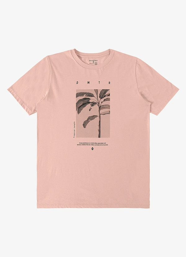 Diametro - Camiseta Masculina Rosa 5