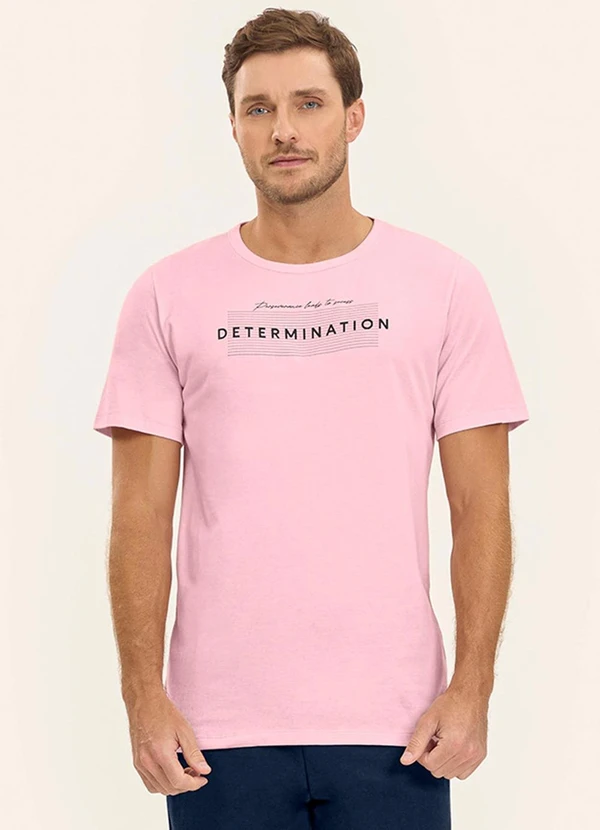 Diametro - Camiseta Masculina Rosa 4