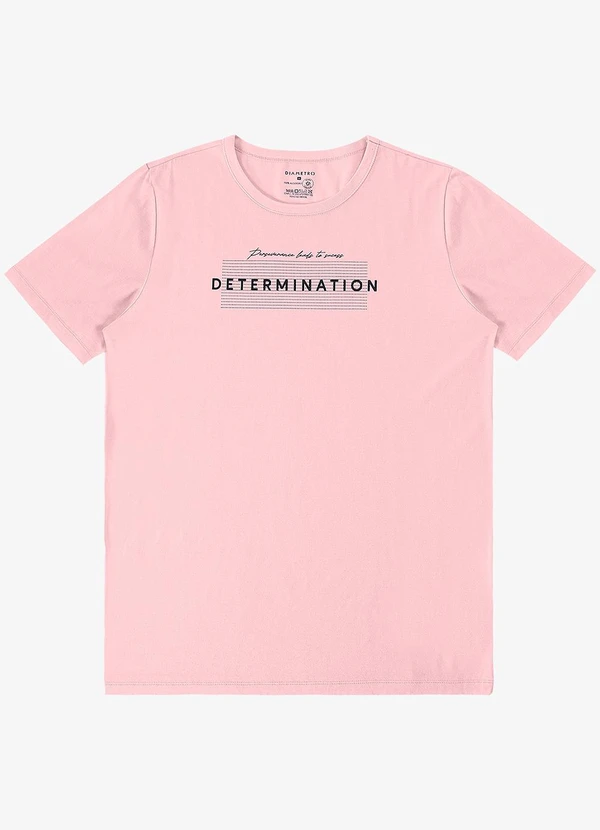 Diametro - Camiseta Masculina Rosa 5