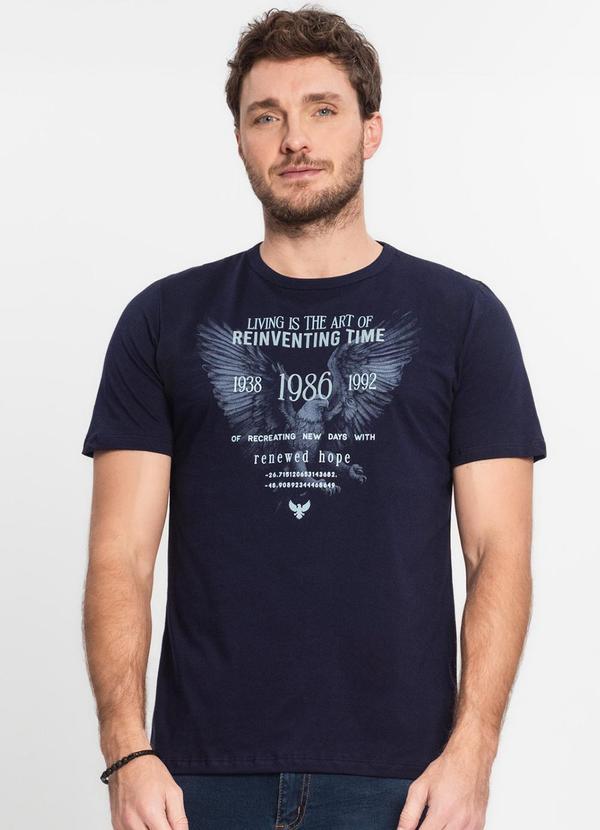 Rovitex - Camiseta Masculina Rovitex Azul