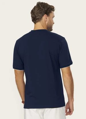 Diametro - Camiseta Masculina Suedine com Estampa Azul - DIAMETRO