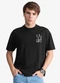 Minty - Camiseta Masculina Suedine com Estampa Preto - variação: Preto