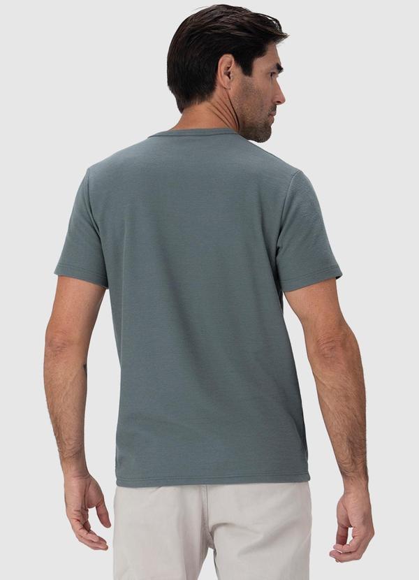 Malwee - Camiseta Masculina Texturizada Cinza 2