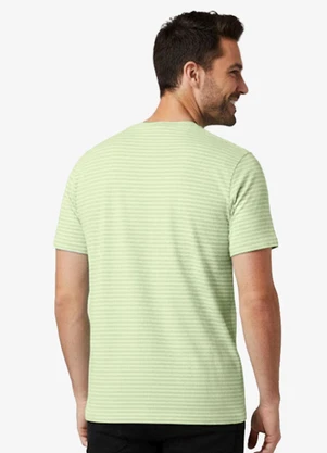 Select - Camiseta Masculina Texturizada Verde - SELECT