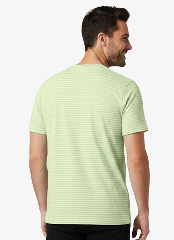 Select - Camiseta Masculina Texturizada Verde 2