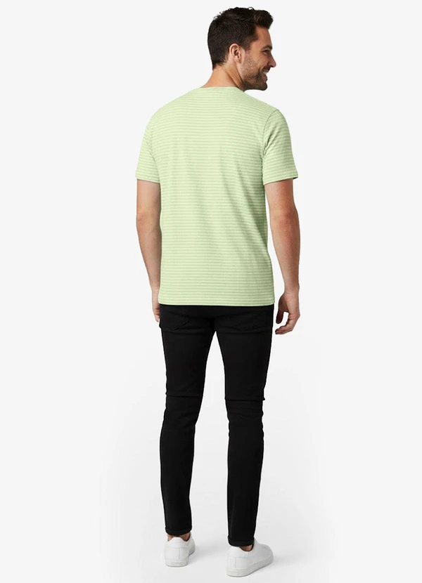 Select - Camiseta Masculina Texturizada Verde 4