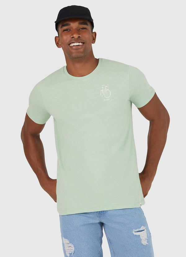 Malwee - Camiseta Masculina Verde Claro