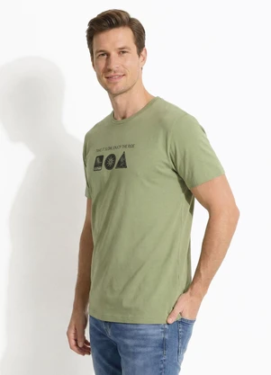 Fakini - Camiseta Masculina Verde - FAKINI