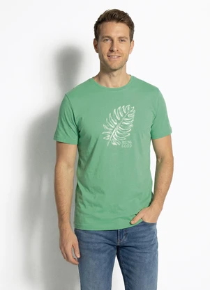 Fakini - Camiseta Masculina Verde - FAKINI