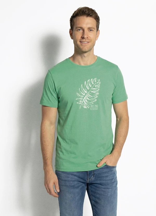 Fakini - Camiseta Masculina Verde