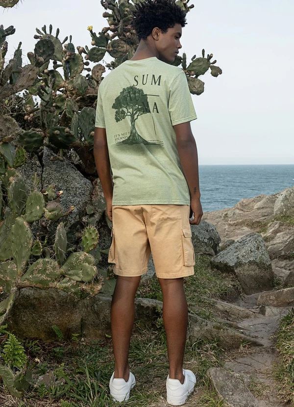 The Philippines - Camiseta Masculina Verde 4