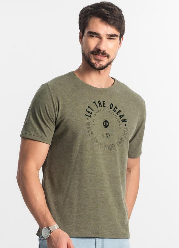 Diametro - Camiseta Masculina Verde