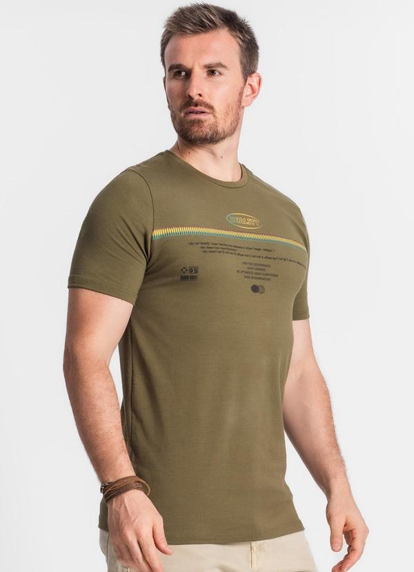 Diametro - Camiseta Masculina Verde