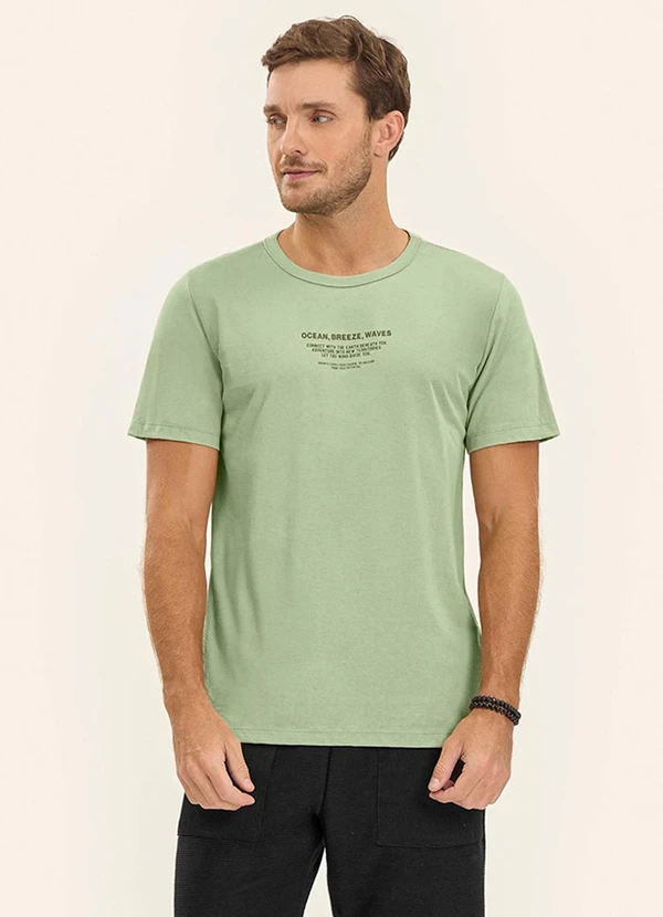 Diametro - Camiseta Masculina Verde 4