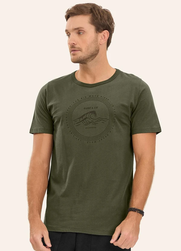 Diametro - Camiseta Masculina Verde 4